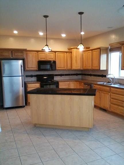 Huge kitchen with island....