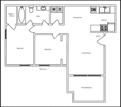 Floor plan White Water