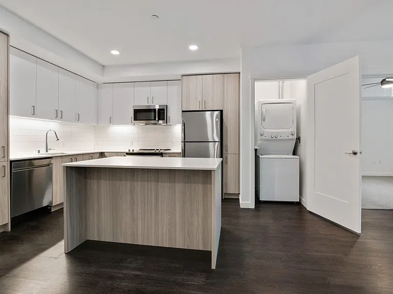 In-home washer and dryer for your convenience.