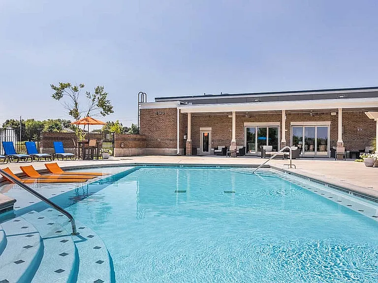 Cool off on the sundeck or lounge right in the water_yes, those chairs are will keep you cool..