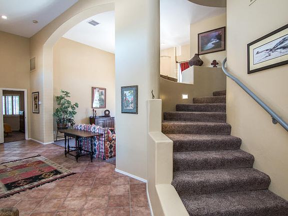 Stairs to bedrooms/office