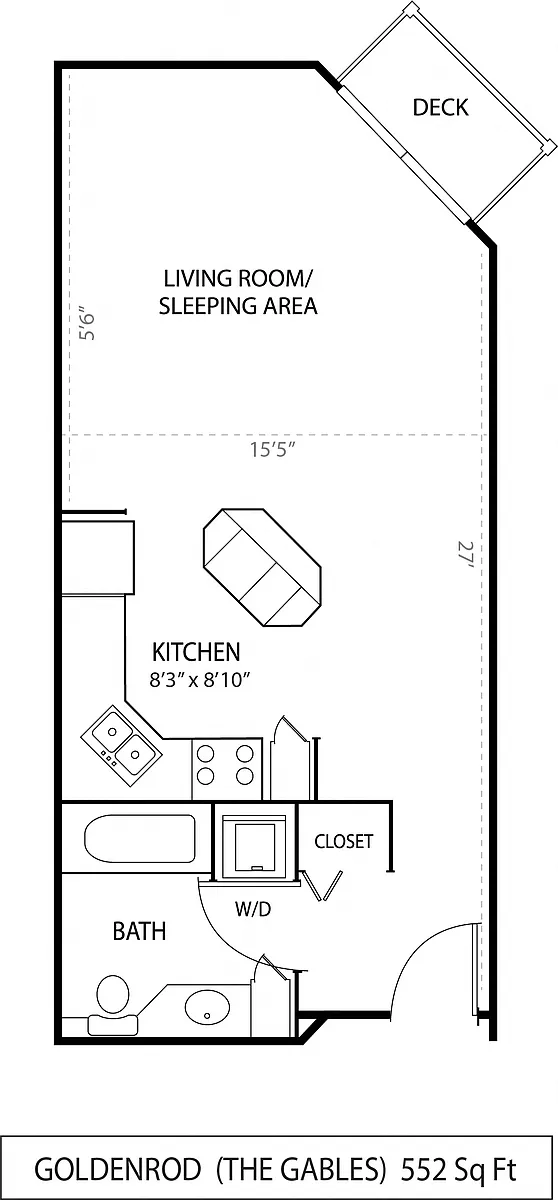Floor plan Goldenrod