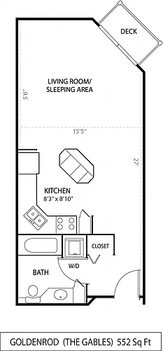 Floor plan Goldenrod