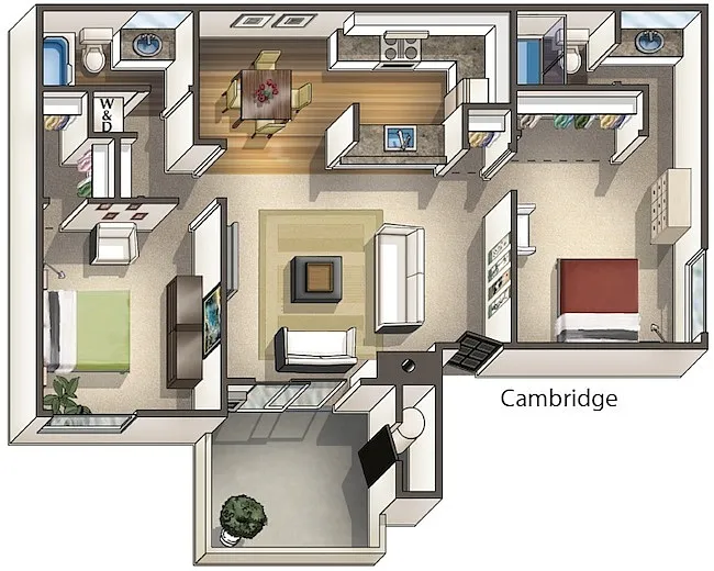 Floor plan Cambridge