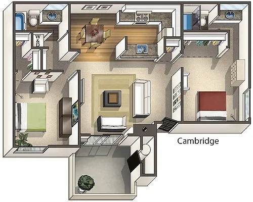 Floor plan Cambridge