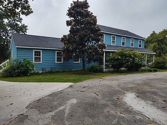 East side of house