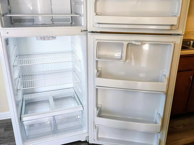 Inside of new refrigerator