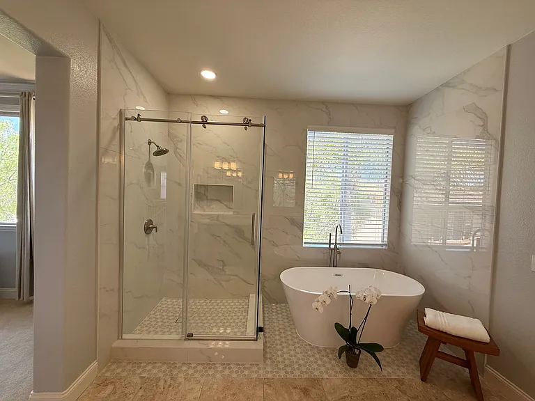 Spa-style Master Bath