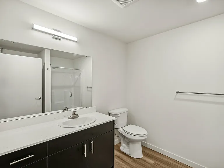 The large primary bathroom The large primary bathroom