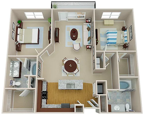 Floor plan Winn RA