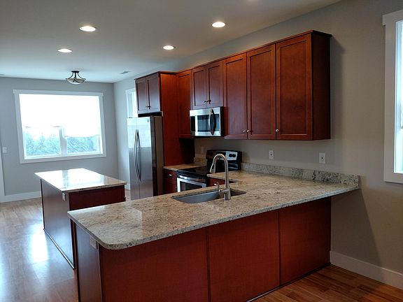 kitchen viewed from living room
