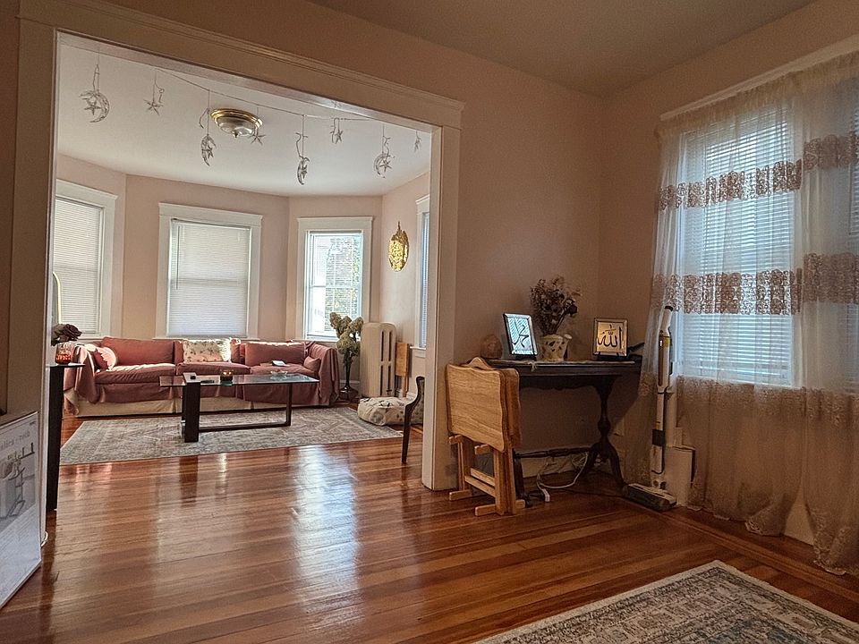 Newly buffed hardwood floors