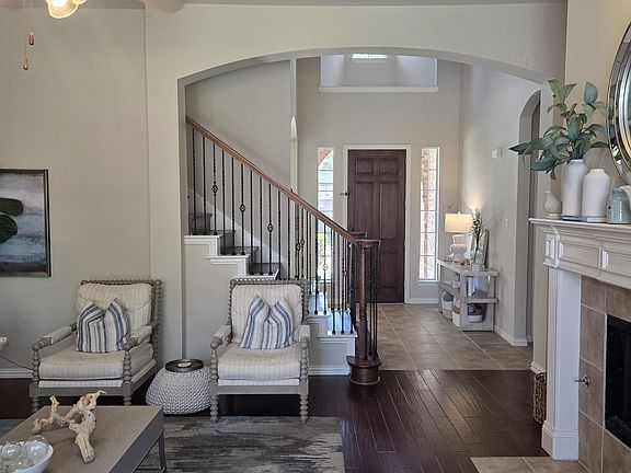 View of front door leading into Family Room area.