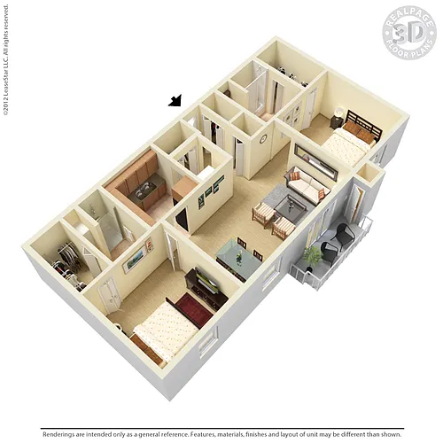 Floor plan Baton Rouge 222- 2nd Floor