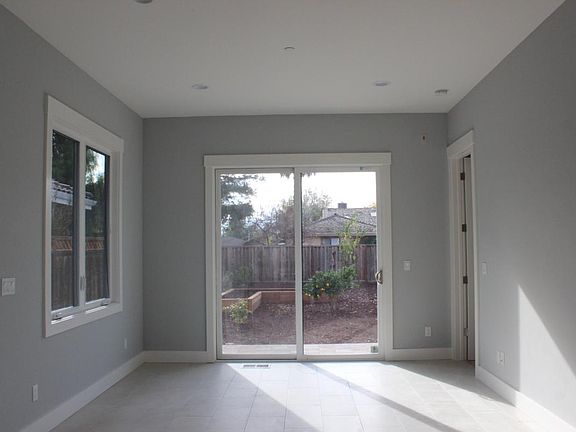 Living room sliding door to backyard