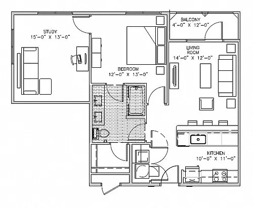 Floor plan A1A