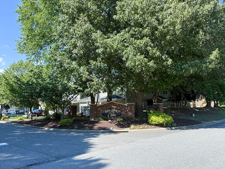 Condo neigborhood entrance