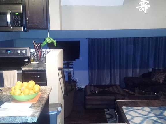 view of sunken family room 