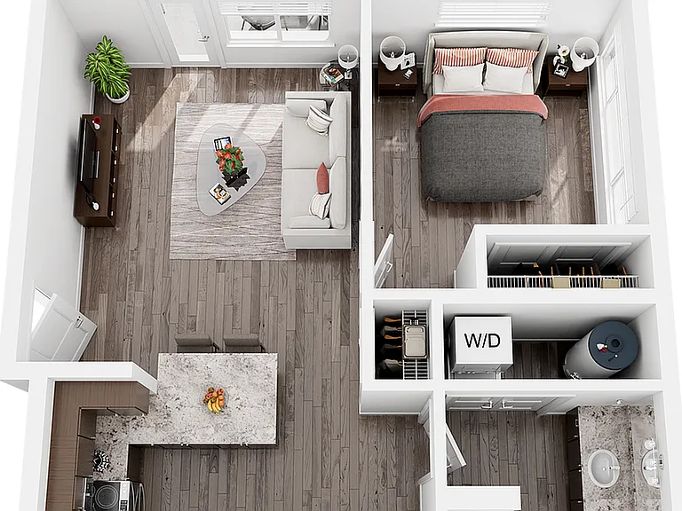 One Bedroom Type 1 One Bedroom Type 1