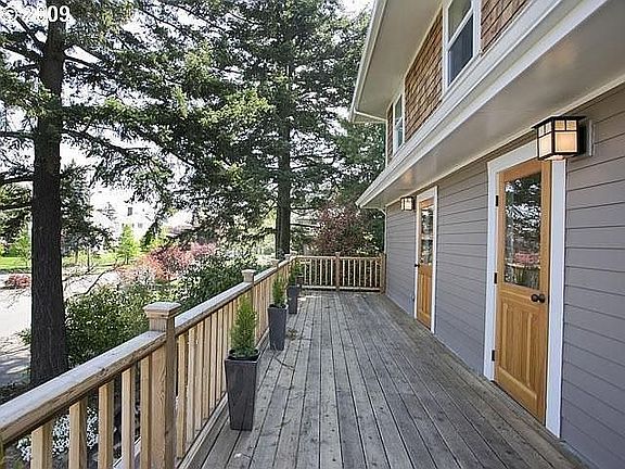 One of three balconies