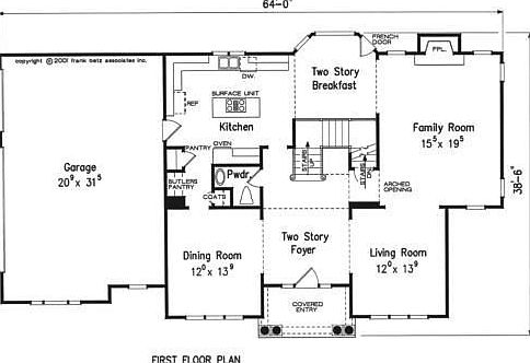 1st Floor Plan