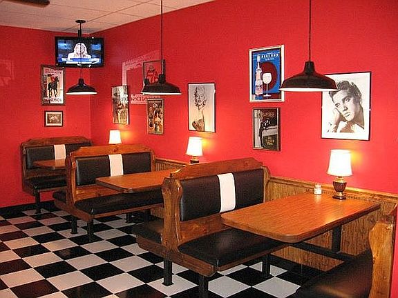 50's kitchen in shop