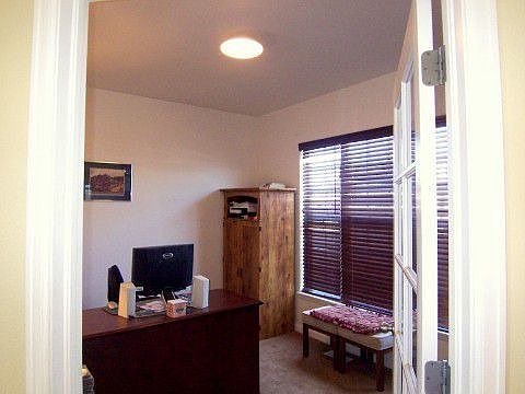 Upon Entry, Main Level Study with French Doors