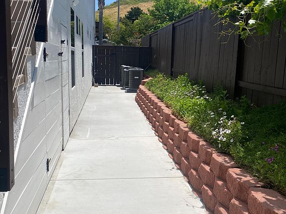 Private entrance.