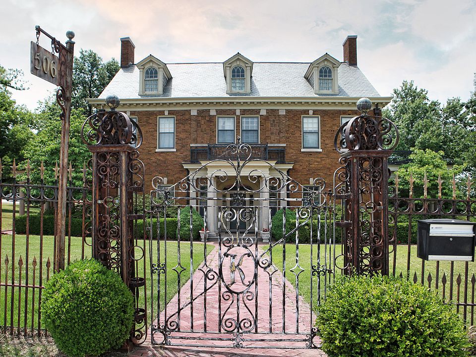 Grand entrance to home