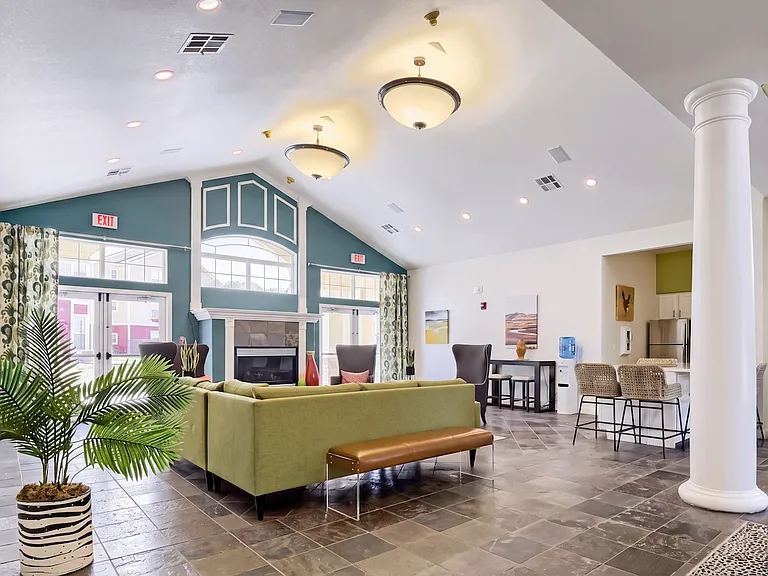 Clubroom and Resident Lounge at The Orchards at Cherry Creek Apartments