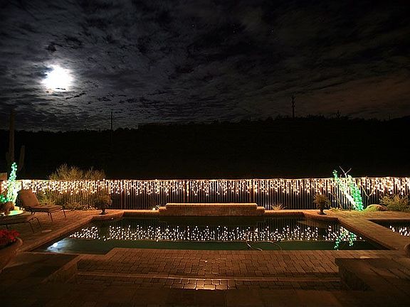 Backyard at Christmas