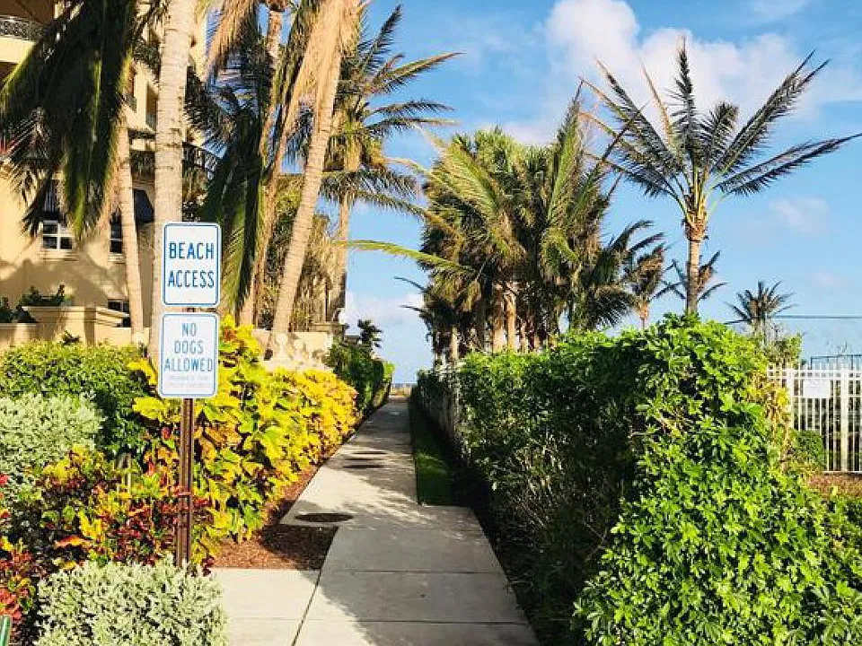 Direct beach access across the street