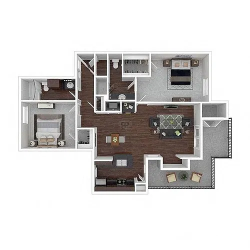 Floor plan B3