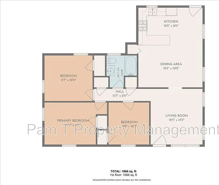 3 bed, 1.0 bath, 1118 sqft, $1,595 — Photo 3