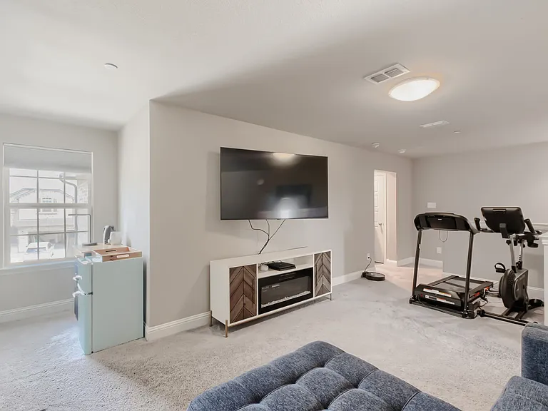 Upstairs family room with nook.