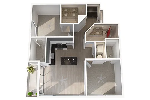 Floor plan B - Falcon