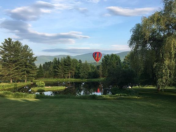 Spring fed swimming pond