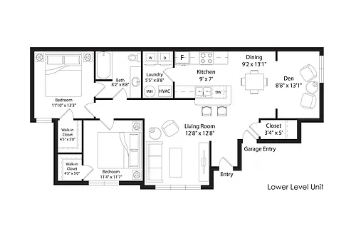 Floor plan B1R