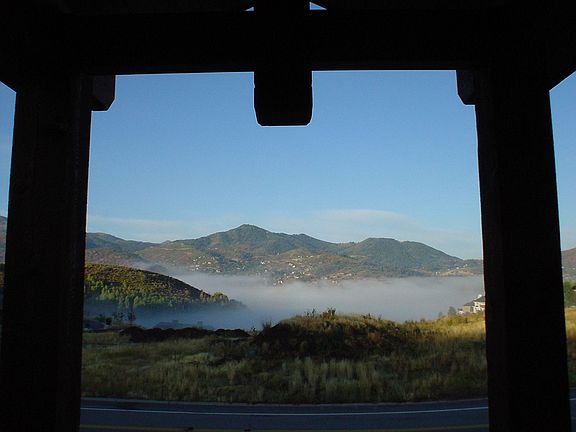 view from front entry