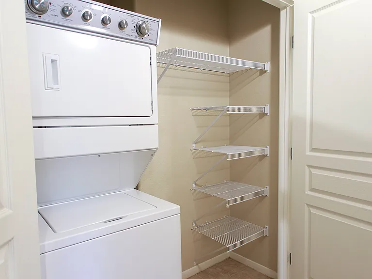 Washer and dryers in all floorplans at Sonata Apartment Homes