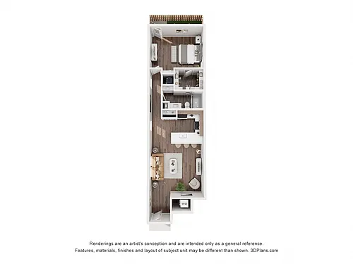 Floor plan Waterchase A