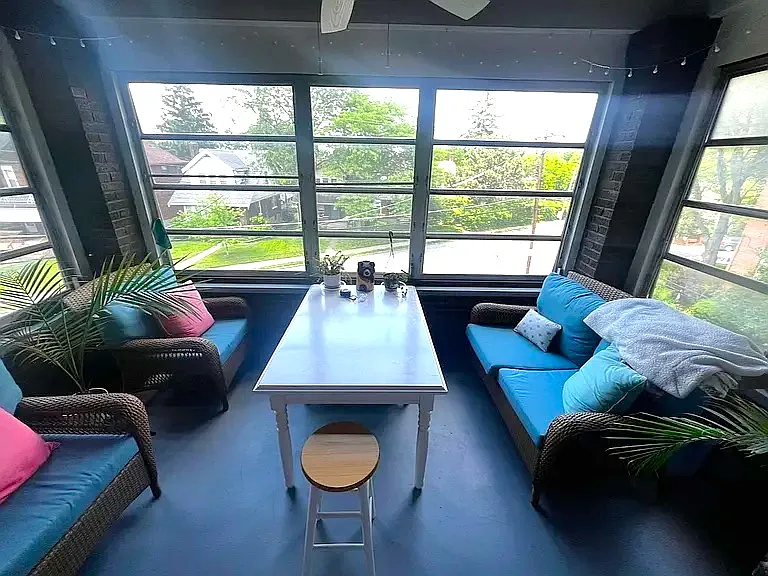 Large porch