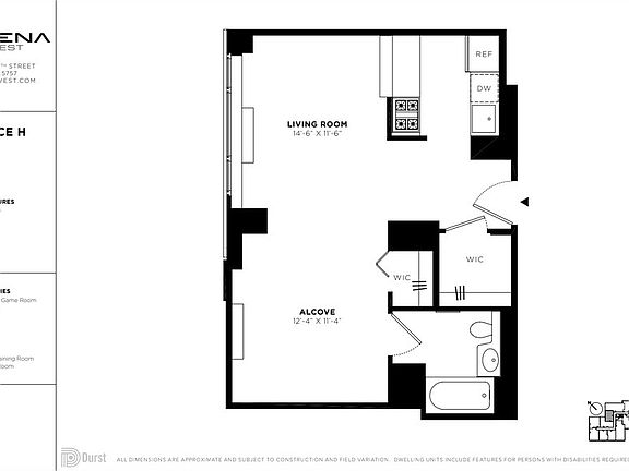 2nd image of 601 W 57th St #*8h