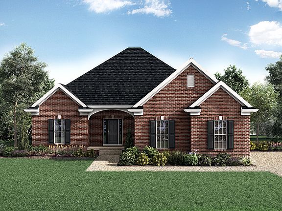 Elevation A - with side-entry garage