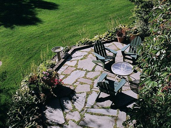 Patio view from Deck