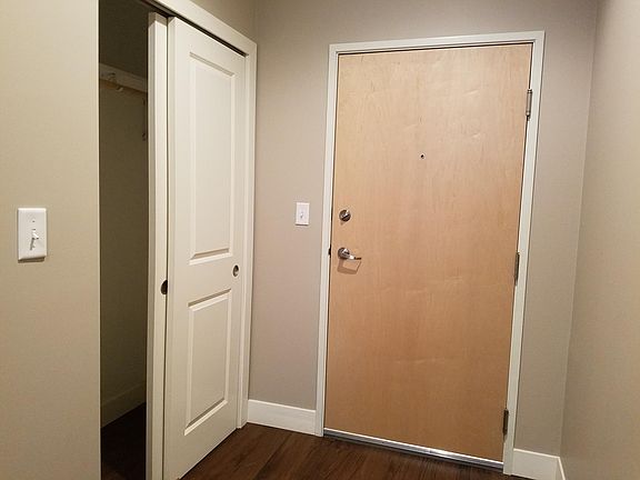 Front Door and Entry Closet