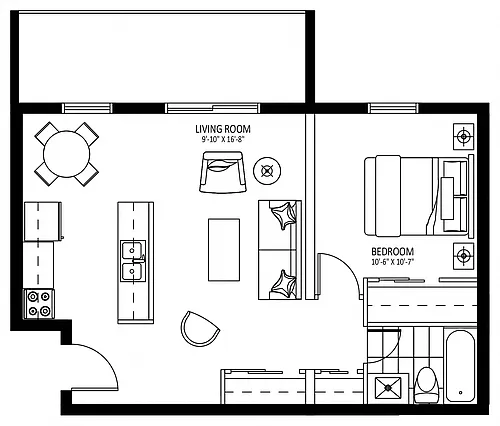 Floor plan 404