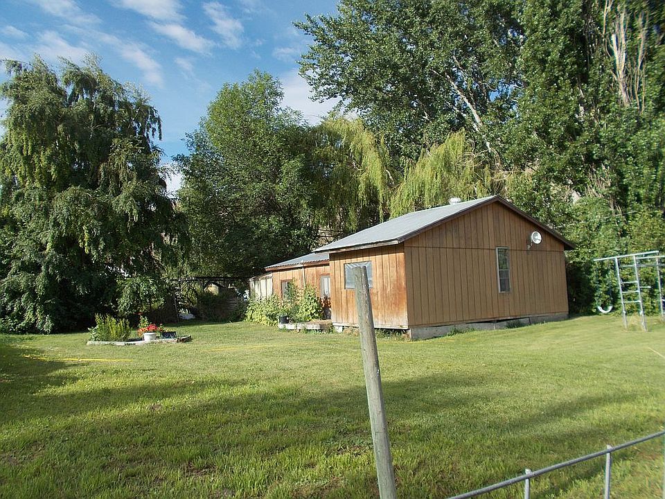 North and east of house 