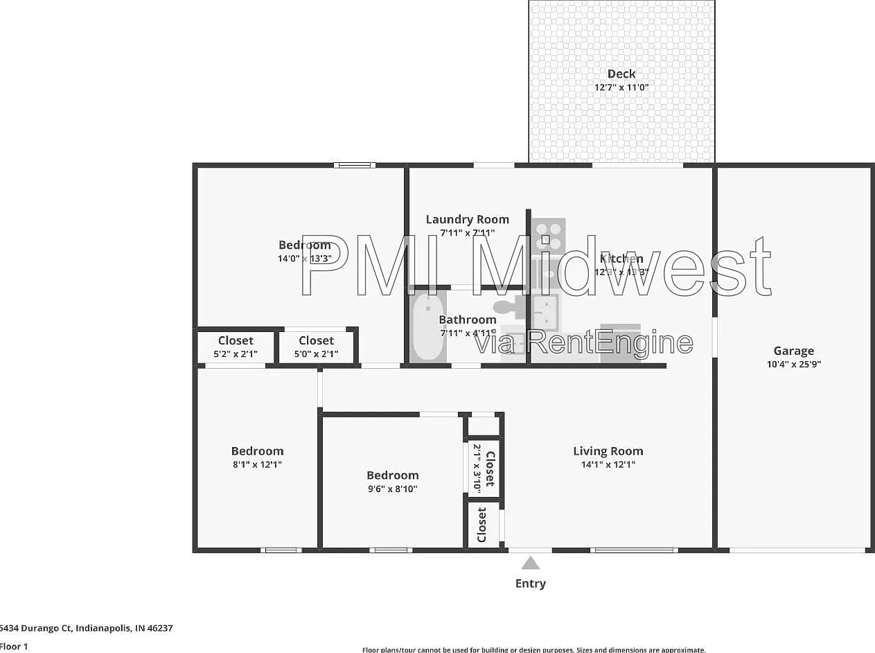 3 bed, 1.0 bath, 1040 sqft, $1,550 — Photo 1