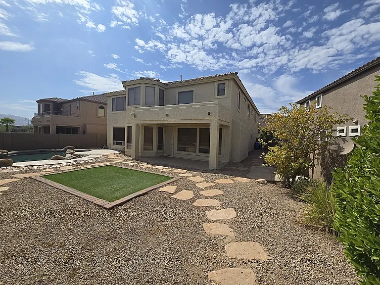Backyard general view